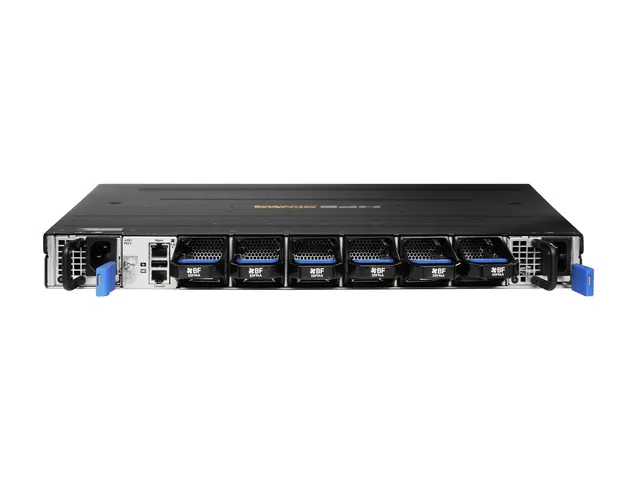 HPE Aruba Networking CX 9300S 32p QSFP28 100G 8p QSFP-DD 400G Back-to-Front 6xFan 2xAC Bundle PDU 