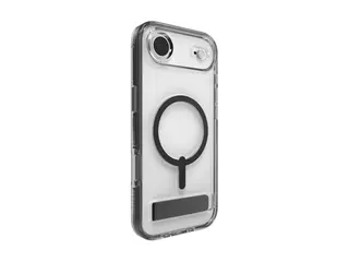 Zagg Santa Cruz Snap - Baksidedeksel for mobiltelefon med stativ - MagSafe-samsvar - kullsort - for Apple iPhone Air