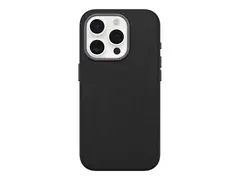 OtterBox Symmetry Series - Baksidedeksel for mobiltelefon MagSafe-samsvar - kaktusl&#230;r, polyuretan - noir aske - for Apple iPhone 15 Pro