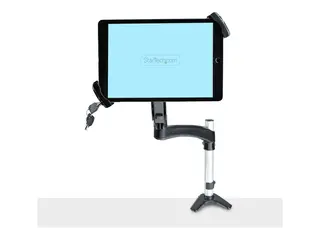 Startech VESA Mount Adapter for Tablets 7.9 to 12.5in Up to 2kg (4.4lb) - 75x75/100x100 VESA Patterns - Universal Anti-Theft Tablet VESA Mount Clamp - Secure Tablet Mount - Black monteringssett - for nettbrett - svart