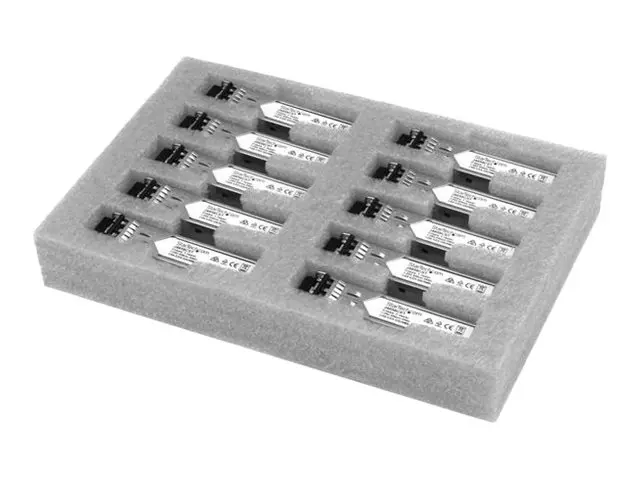 Startech 10 pack HPE J4858C Compatible SFP Module, 1000BASE-SX, 1G...