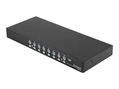 STARTECH 16 PORT 1U RACK MOUNT USB KVM SWITCH KIT WITH OSD AND CABLES