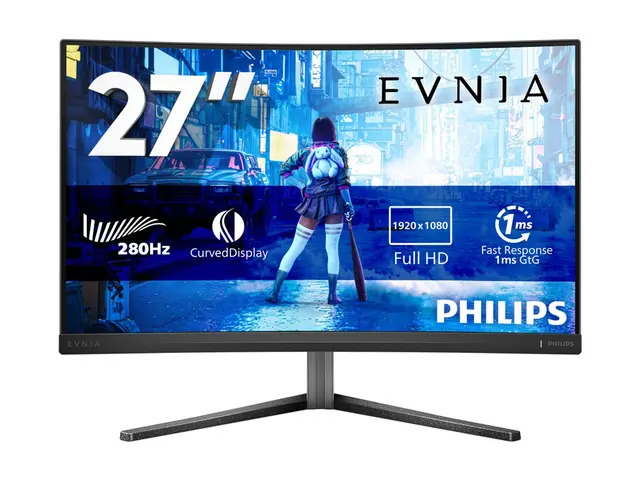 Philips Evnia 5000 27M2C5200W - LED-skjerm gaming kurvet 27" 1920 ...