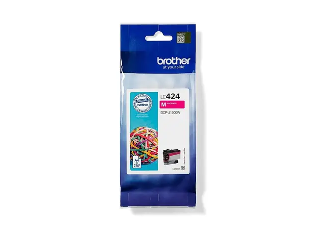 Brother LC424M - Magenta - original - blekkpatron - for Brother DC...