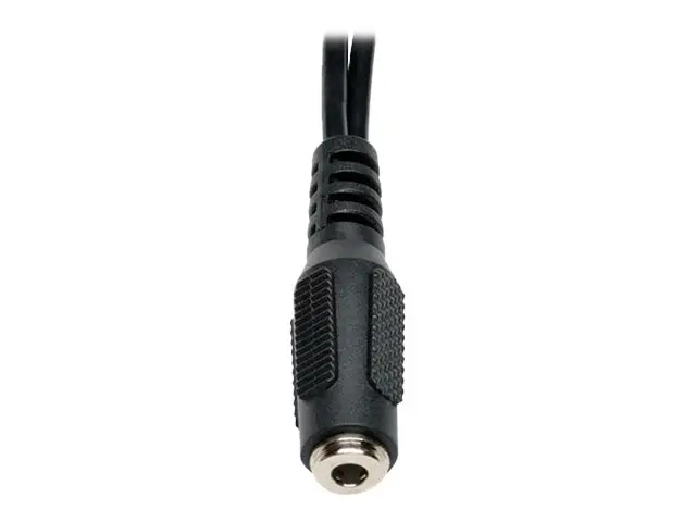 Eaton Tripp Lite Series 3.5 mm 4-Position to 3-Position Audio Head...