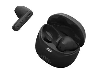 JBL TUNE Flex 2 - True wireless-hodetelefoner med mikrofon i øret - Bluetooth - aktiv støydemping - svart