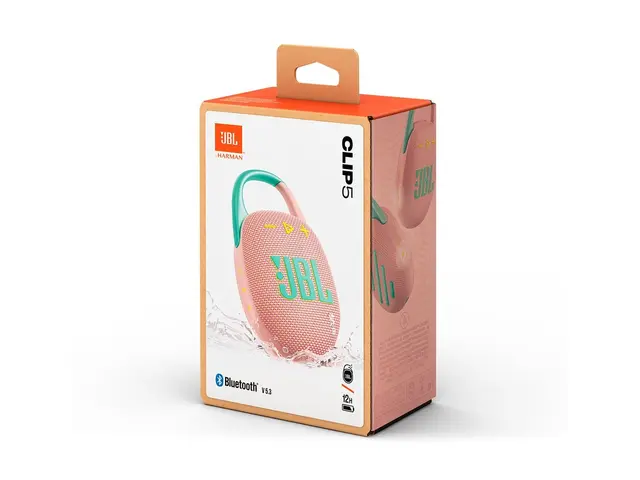 JBL Clip 5 - Høyttaler - for bærbar bruk - trådløs - Bluetooth - A...