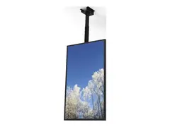 HI-ND - Monteringssett (hylster) - portrett for digitalsignerings-LCD-panel - metall - svart - skjermst&#248;rrelse: 55&quot; - takmonterbar
