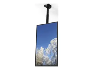 HI-ND - Monteringssett (hylster) portrett - for digitalsignerings-LCD-panel - metall - svart - skjermst&#248;rrelse: 55&quot; - takmonterbar