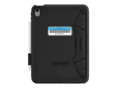 OtterBox Defender Series - Baksidedeksel for nettbrett robust - med stativ og skjermbeskyttelse - svart - for Apple 10.9-inch iPad (10. generasjon)