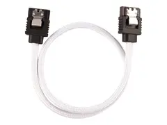 CORSAIR - SATA-kabel - Serial ATA 150/300/600 SATA (hann) til SATA (hann) - 30 cm - hvit