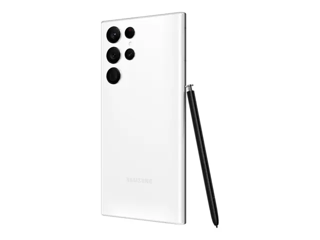 2nd-A Galaxy S22 Ultra 5G 128GB White A-grade | Brukt 2 års garant...