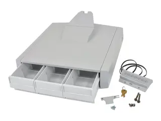 Ergotron SV44 Primary Triple Drawer for Laptop Cart Monteringskomponent (skuffmodul) - grå, hvit