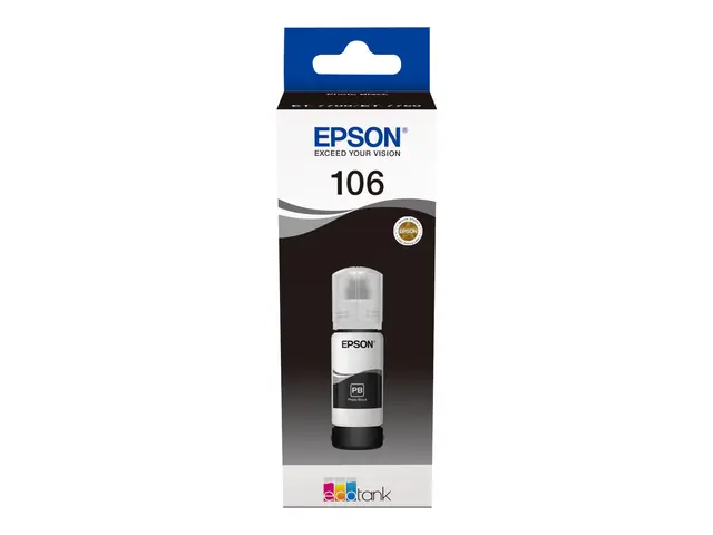 Epson 106 - 70 ml - fotosort - original - svart - blekkbeholder - ...