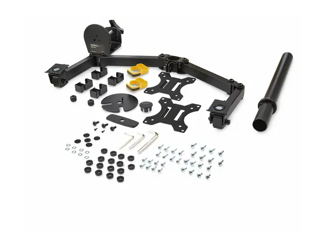 Startech Desk Mount Dual Monitor Arm, Clamp / Grommet VESA for up ...