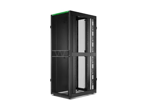 APC NetShelter SX Gen 2 - Rack skap - 2258 H x 800W x 1070D mm, med sider står på gulv - svart - 48U - 19" - TAA-samsvar - for P/N: SMT1000RM1U, SMT750RM1U, SRTL10KRM4UT, SRTL5KRM2UI-HW, SRTL5KRM2UT-HW, SRTL8KRM4UT