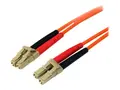 StarTech.com 3m Fiber Optic Cable - Multimode Duplex 50/125 LSZH - LC/LC - OM2 - LC to LC Fiber Patch Cable - nettverkskabel - 3 m