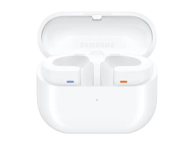 Samsung Galaxy Buds3 - True wireless-hodetelefoner med mikrofon i øret - Bluetooth - aktiv støydemping - hvit 