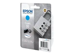 Epson 35 - 9.1 ml - cyan - original - blekkpatron for WorkForce Pro WF-4720, WF-4720DWF, WF-4725DWF, WF-4730, WF-4730DTWF, WF-4740, WF-4740DTWF