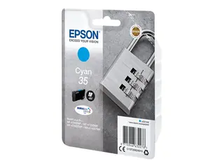 Epson 35 - 9.1 ml - cyan - original - blekkpatron for WorkForce Pro WF-4720, WF-4720DWF, WF-4725DWF, WF-4730, WF-4730DTWF, WF-4740, WF-4740DTWF