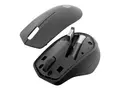 HP 285 Silent - Mus - ergonomisk - optisk tr&#229;dl&#248;s - 2.4 GHz - USB tr&#229;dl&#248;s mottaker