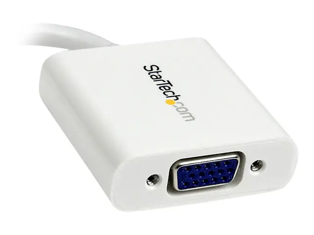StarTech.com Mini DisplayPort to VGA Adapter - White - 1080p - Thu...