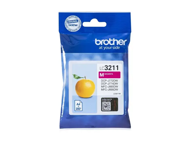 Brother LC3211M - Magenta - original - blekkpatron - for Brother D...
