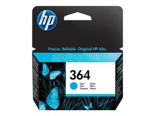 HP 364 - Cyan - original - blekkpatron - for Deskjet 35XX; Photosmart 55XX, 55XX B111, 65XX, 7510 C311, 7520, Wireless B110