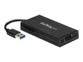 StarTech.com USB 3.0 to DisplayPort Adapter DisplayLink Certified - 4K 30Hz - USB / DisplayPort-adapter - USB-type A til DisplayPort - TAA-samsvar - 9 m