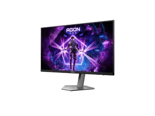 AOC AGON PRO AG276QZD2 - OLED-skjerm - gaming 27" (26.7" synlig) - 2560 x 1440 QHD @ 280 Hz - 250 cd/m² - 15000000:1 - DisplayHDR 400 True Black - 0.03 ms - 2xHDMI, 2xDisplayPort - høyttalere - mørk grå