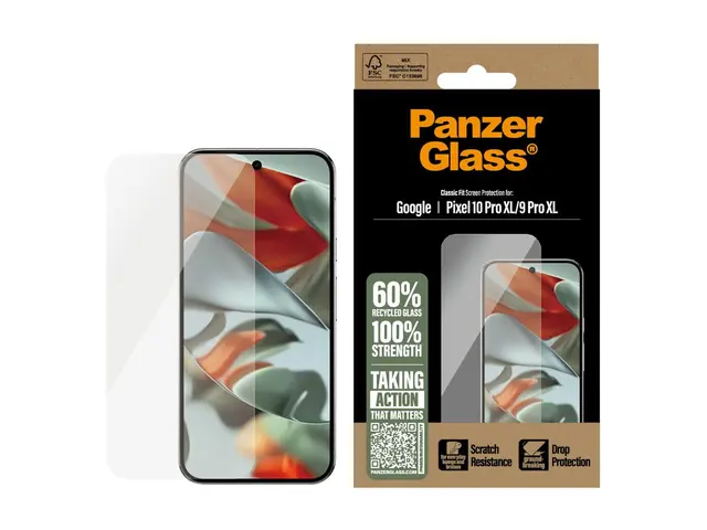 PanzerGlass - Skjermbeskyttelse for mobiltelefon - klassisk passfo...