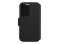 OtterBox Strada Series Via - Lommebok for mobiltelefon syntetisk gummi, polykarbonat - svart natt - for Samsung Galaxy S22
