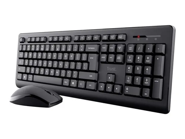 Trust Primo - Tastatur- og mussett 100% full size trådløs QWERTY N...