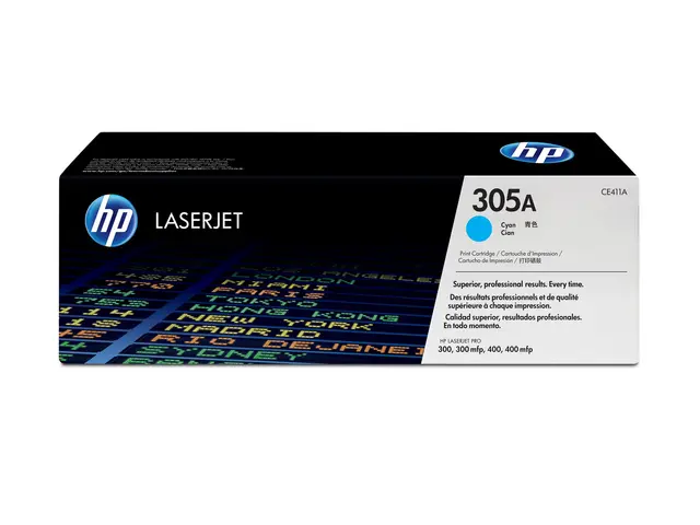 HP 305A - Cyan original LaserJet tonerpatron (CE411A) for Pro 300 ...