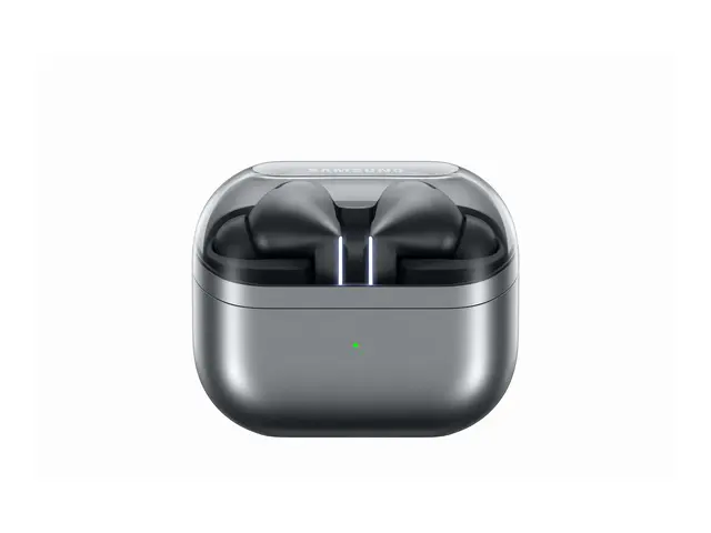 Samsung Galaxy Buds3 Pro - True wireless-hodetelefoner med mikrofon i øret - Bluetooth - aktiv støydemping - sølv 