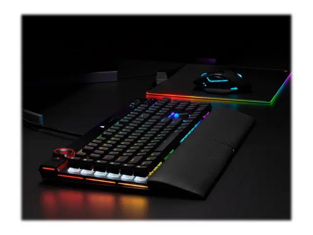 CORSAIR Gaming K100 RGB - Tastatur - bakgrunnsbelyst - USB - Nordi...