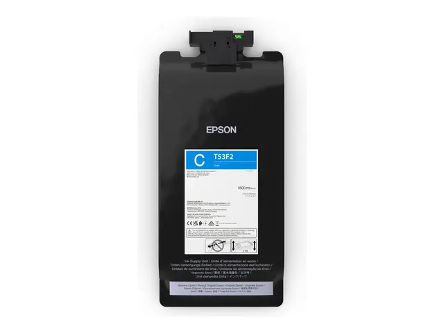 Epson T53F2 - 1.6 L cyan original blekkpung for SureColor SC-P8500...