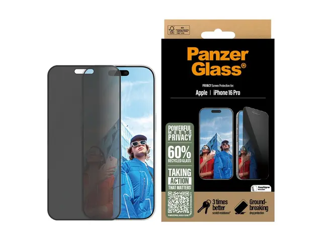 PanzerGlass - Skjermbeskyttelse for mobiltelefon ultrabred passfor...