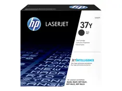 HP 37Y - Ekstra høy ytelse - svart - original LaserJet - tonerpatron (CF237Y)