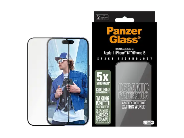 PanzerGlass Ceramic Protection - Skjermbeskyttelse for mobiltelefo...