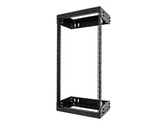 Startech 21U 19" Wall Mount Network Rack, Adjustable Depth 12-20" 2 Post Open Frame Server Room Rack for AV/Data/ IT Communication/Computer Equipment/Switch with Cage Nuts &amp; Screws 21U Adjustable Rack - rack - 21U