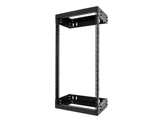 Startech 21U 19" Wall Mount Network Rack, Adjustable Depth 12-20" 2 Post Open Frame Server Room Rack for AV/Data/ IT Communication/Computer Equipment/Switch with Cage Nuts &amp; Screws 21U Adjustable Rack - rack - 21U
