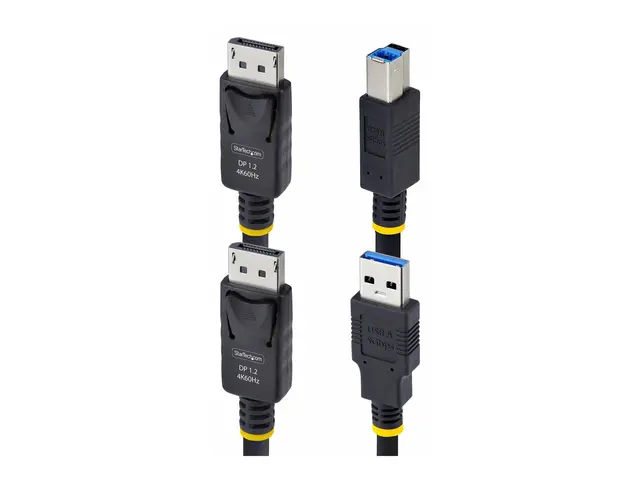 StarTech.com 10ft (3m) DisplayPort and USB 5Gbps KVM Cable - Tasta...