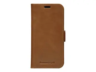 dbramante1928 Copenhagen Slim - Lommebok for mobiltelefon helnarvet lær - gyllenbrun - for Apple iPhone 12, 12 Pro
