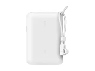 Belkin BoostCharge - Strømbank - med skjerm 10000 mAh - 20 watt - PD, Fast Charge - 2 utgangskontakter (USB-C) - på kabel: USB-C - hvit