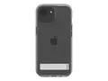 Zagg Crystal Palace - Baksidedeksel for mobiltelefon stativ - grafen - blank - for Apple iPhone 13, 14, 15, 16e