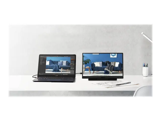 ASUS ZenScreen MB166C - LED-skjerm 15.6" portabel 1920 x 1080 Full...