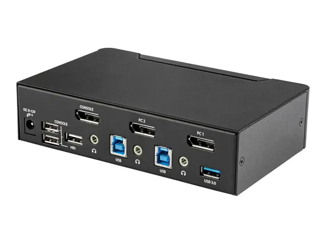 StarTech.com 2 Port DisplayPort KVM Switch, 4K 60Hz, Single Displa...