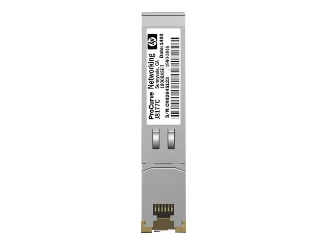 HPE X120 - SFP (mini-GBIC) transceivermodul 1GbE 1000Base-T RJ-45 ...