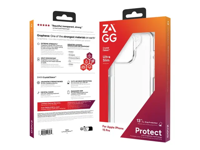 Zagg Crystal Palace - Baksidedeksel for mobiltelefon blank Apple i...